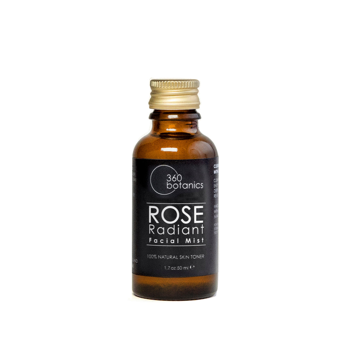 Rose Radiant facial mist skin toner refill bottle white background