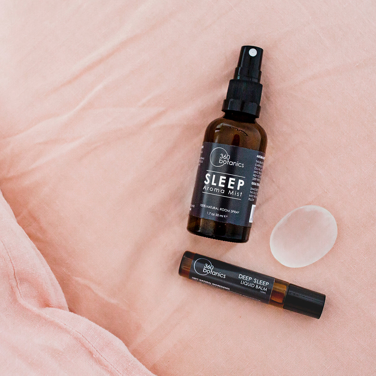 image of sleep aroma mist and Deep Sleep liquid Balm