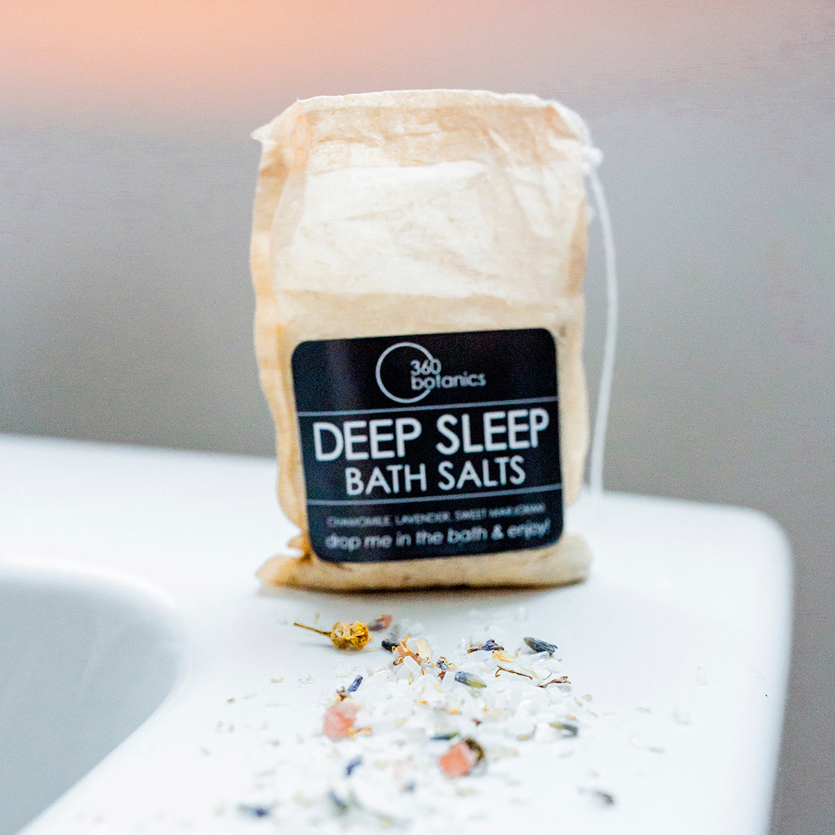 Deep Sleep bath salts sachet from sleep kit